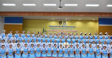 พิธีมอบหมวกและเสื้อนักศึกษาพยาบาล หลักสูตรพยาบาลศาสตรบัณฑิต รุ่นที่ 9
